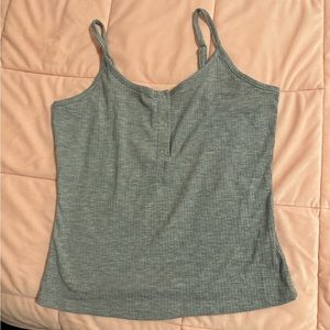 Tank top. Button down